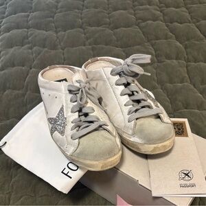 Golden Goose sabots. The perfect little slip on sneaker.